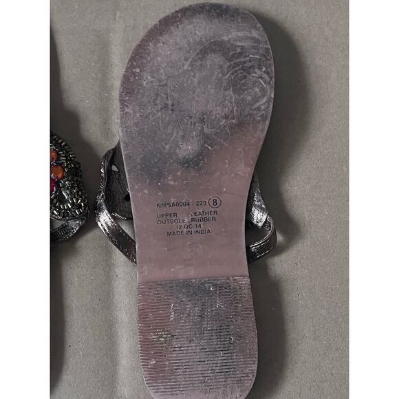Naughty Monkey Embelished sandals size 8 - Picture 2 of 3